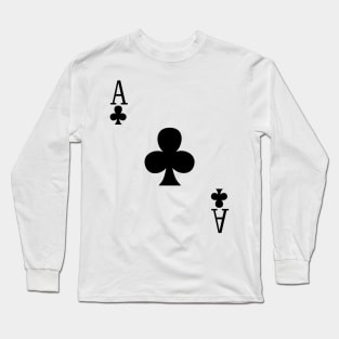 Ace Of Clubs Long Sleeve T-Shirt